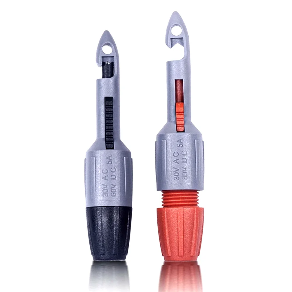 TP81 絶縁貫通クリップセット、バナナプラグ接続、ワイヤ貫通プローブ絶縁貫通クリップセット