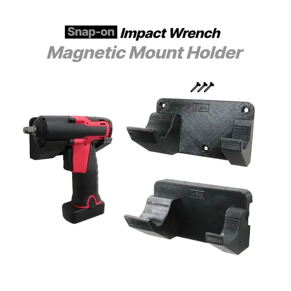 Magnetic & Wall Mount Impact Wrench Holder Compatible with Snap-on CT761 Series, Power Tool Storage Hanger, Workshop Organizer