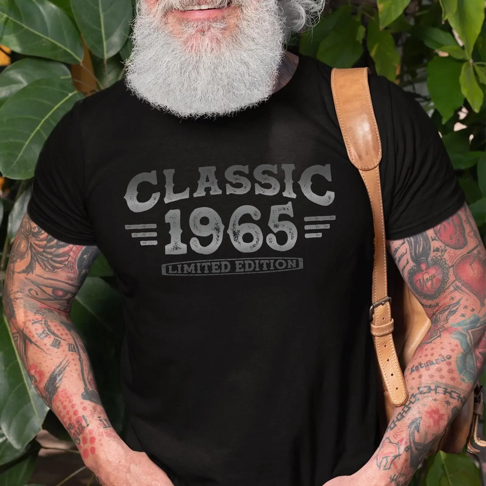 Men's Funny 60th Birthday T shirt classic limited edition sixty years old papa dad grandpa humorous gift vintage Washed