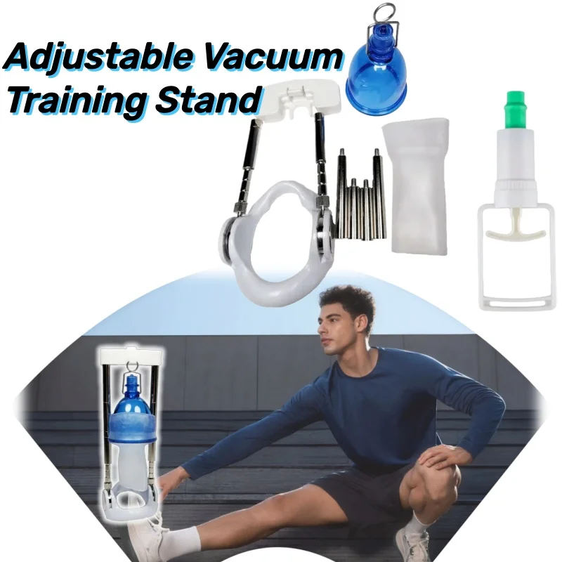 High Quality Vacuum Massage Pump Adjustable Metal Tension Bracket Male Stretching Amplification Trainer Adult Household Items