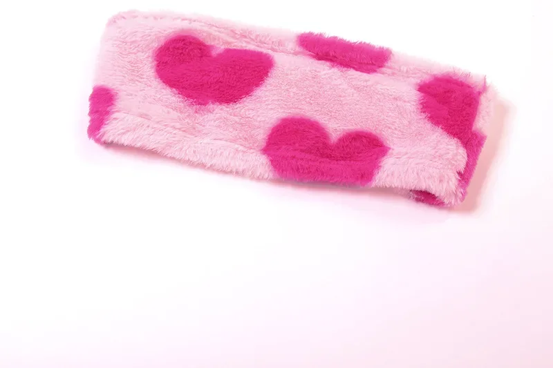 Women Sexy Love Heart Print Furry 2 Piece Set Fall Winter Tube Crop Tops + Bodycon Mini Skirts Party Clubwear Suits Streetwear