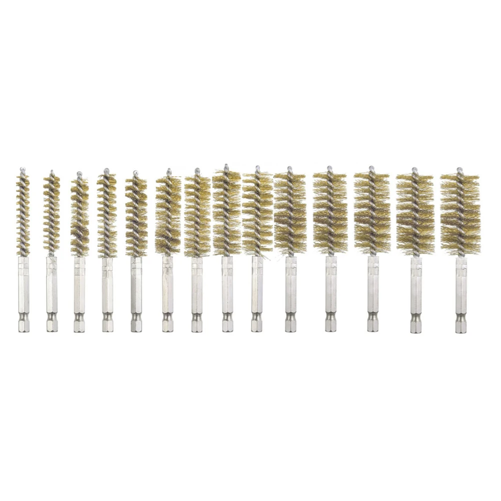 

Rust Cleaner Cleaning Brush 6.35mm Accessories Brass For Most Electric Drills Gold Unique Tools Wide Range Of Uses