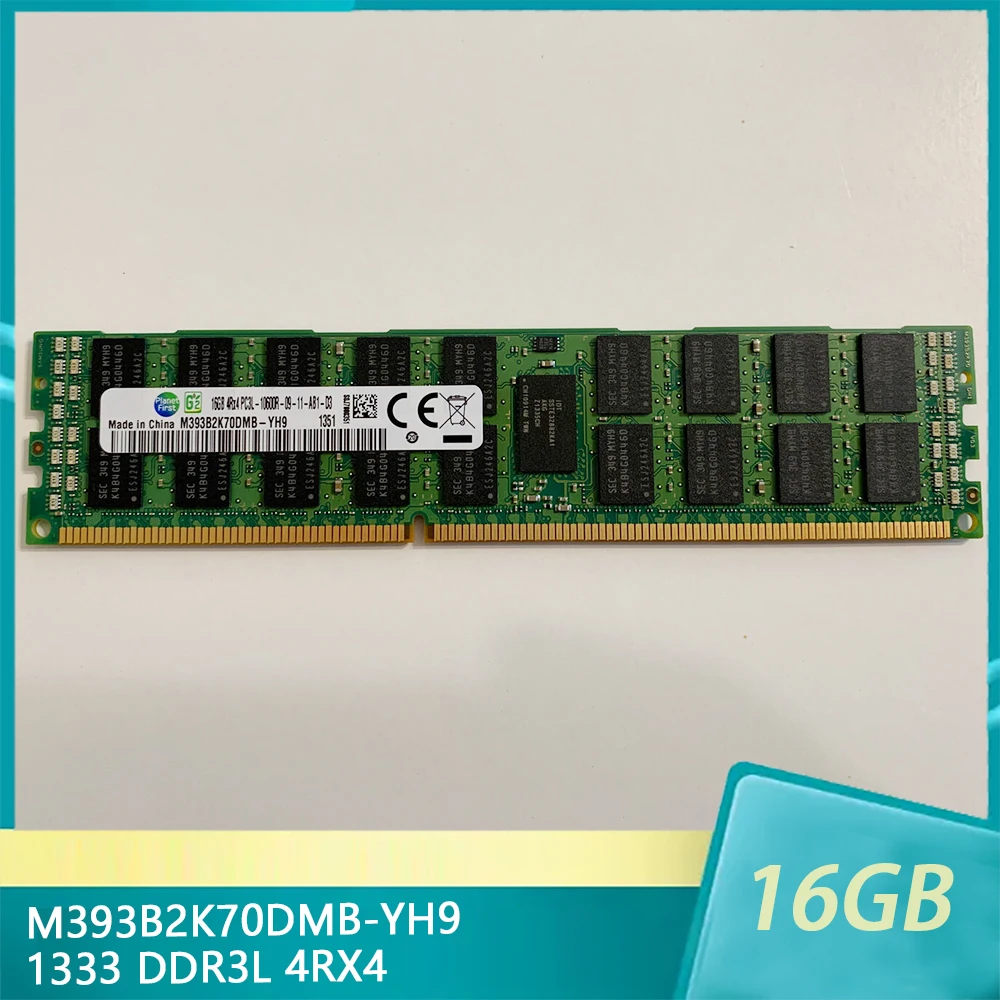 

Для Samsung RAM M393B2K70DMB-YH9 16 ГБ 16 ГБ 1333 DDR3L PC3L 4RX4 10600R REG ECC Серверная память