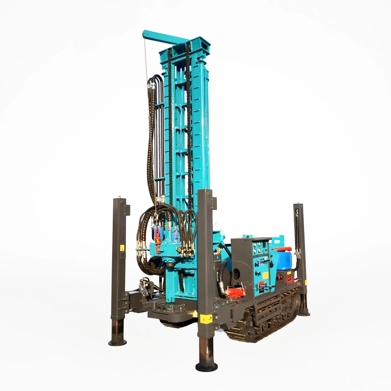 300 Meter Deep Mining High-Performance Durable Tracked Diesel-Powered Engine Water Well Drilling Rig High-Efficiency Drilling