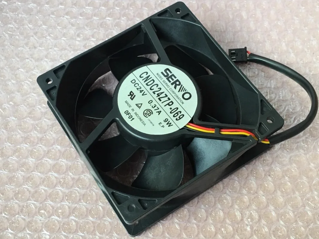 Free shipping, brand new 12CM 12038 CNDC24Z7P-069 24V 9W inverter fan