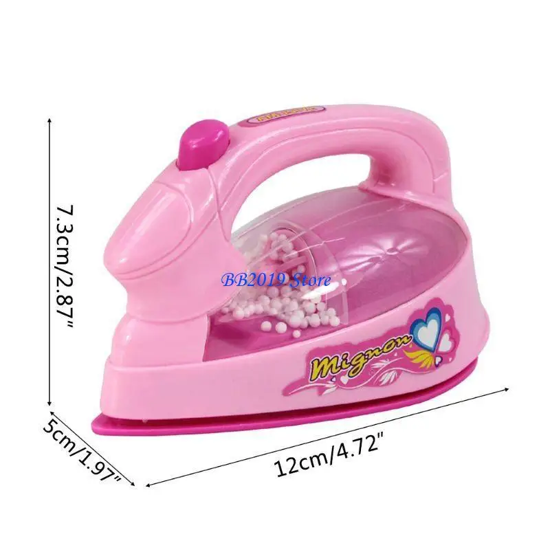 Q0KB Kinderen Kid Boy Girl Mini Kitchen Elektrisch apparaat Elektrisch ijzeren speelgoedset du