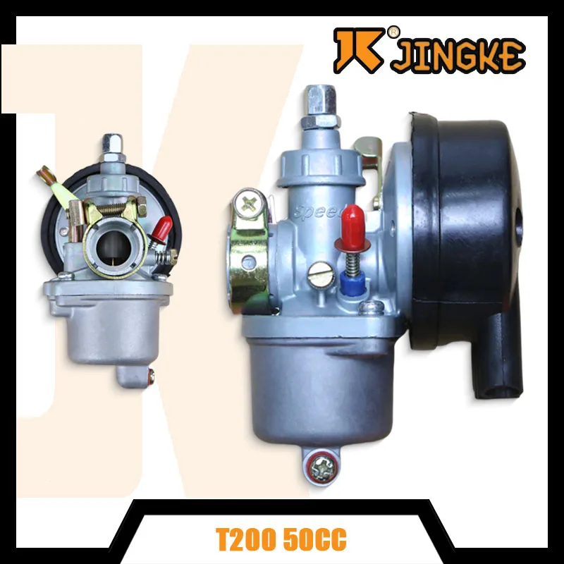 

For 49cc 50cc 60cc 66cc 80cc T200 Motorcycle Carburetor With Air Filter 2 Stroke Engine Motorized Bicycle Carb Carby Bike Parts