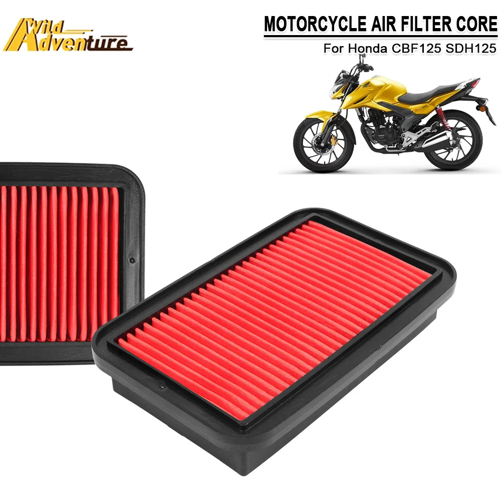 Fit For Honda CBF125 CBF 125 Small War Eagle SDH125-51/51A /53 Motorcycle Intake Air Filter Cleaner Air Purification
