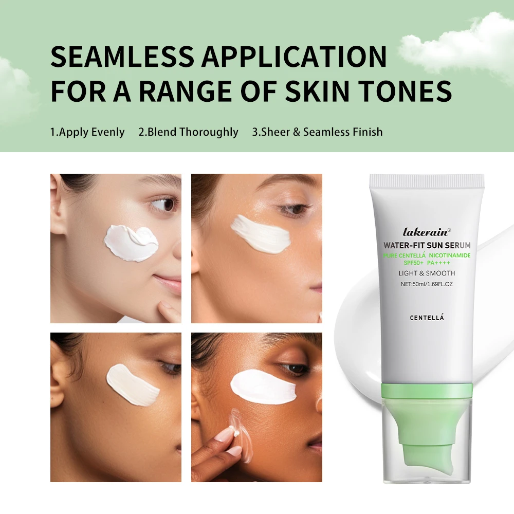 SPF50 Sunscreen Centella Lotion Korea Facial Long-Lasting Sun Protection Non-Greasy Sun Block Prevent Sunburn Face Skin Care image 3