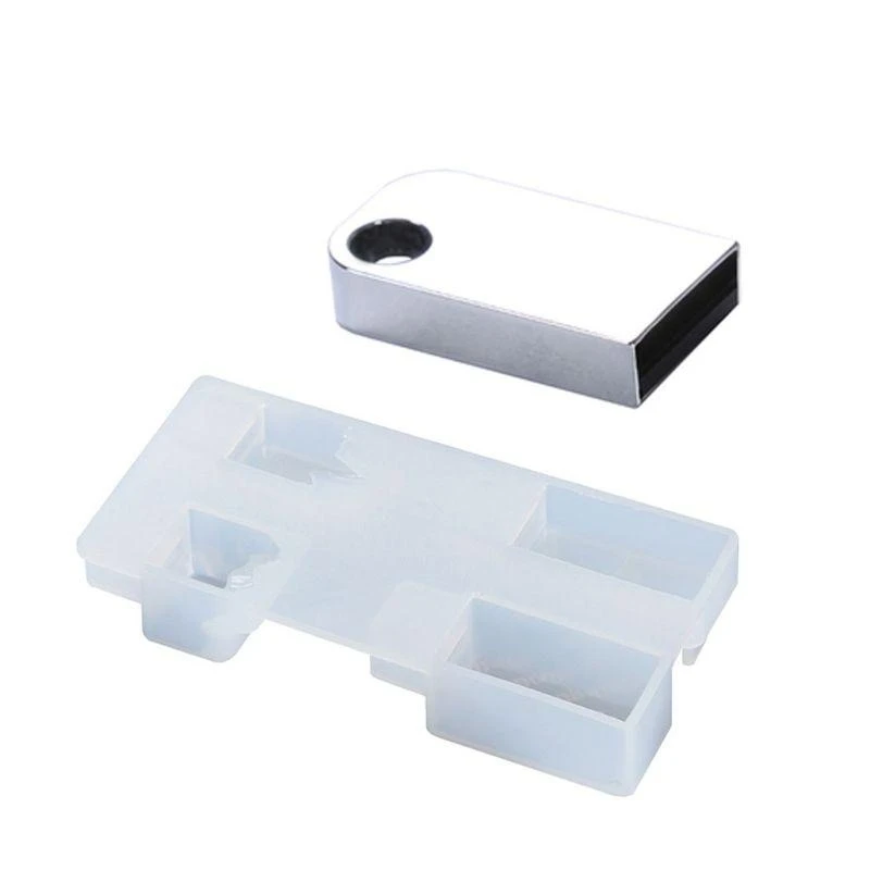 

652F Handmade Snow Mountain USB Resin Molds Set with 8G USB Driver Epoxy Resin Mold Micro Landscape USB Mold Art Craft Tool