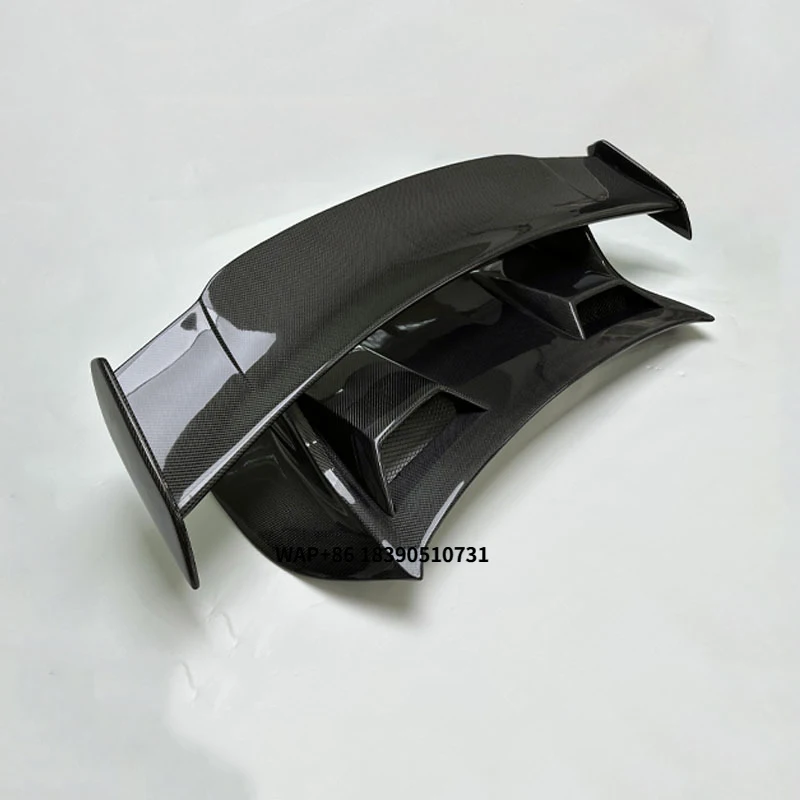 

991 GT3 Style Real Carbon Fiber Fibre Rear Trunk Boot Spoiler Big Wing for 911 991 2015-2018