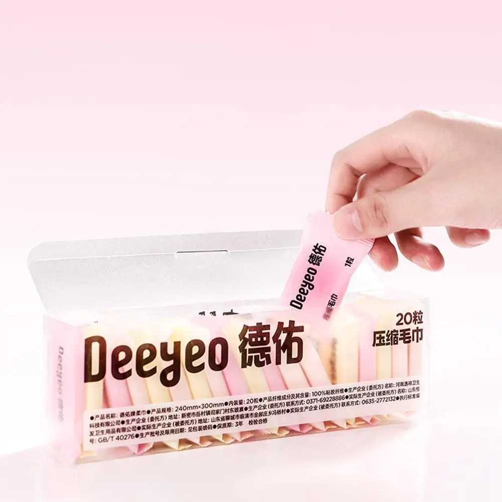 

20PCS/.bag Compressed Towel Disposable Coin Tissue Travel Portable Mini Compressed Towel For Outdoor Travel BBQ Outdoor Camping