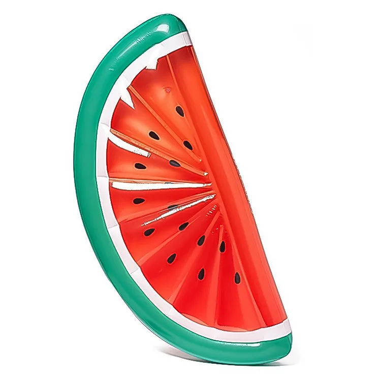 Pool Floats for Adults Inflatable Floating Row Swimming Circle Foldable Backrest Watermelon Pineapple Water Sport Drainage Upper