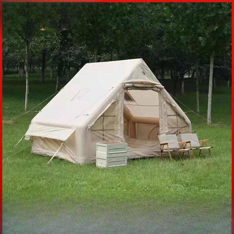 Tourism Self-driving Equipment Outdoor Camping Inflatable Tent Outdoor Cabin Thickened Rainproof Factory Wholesale