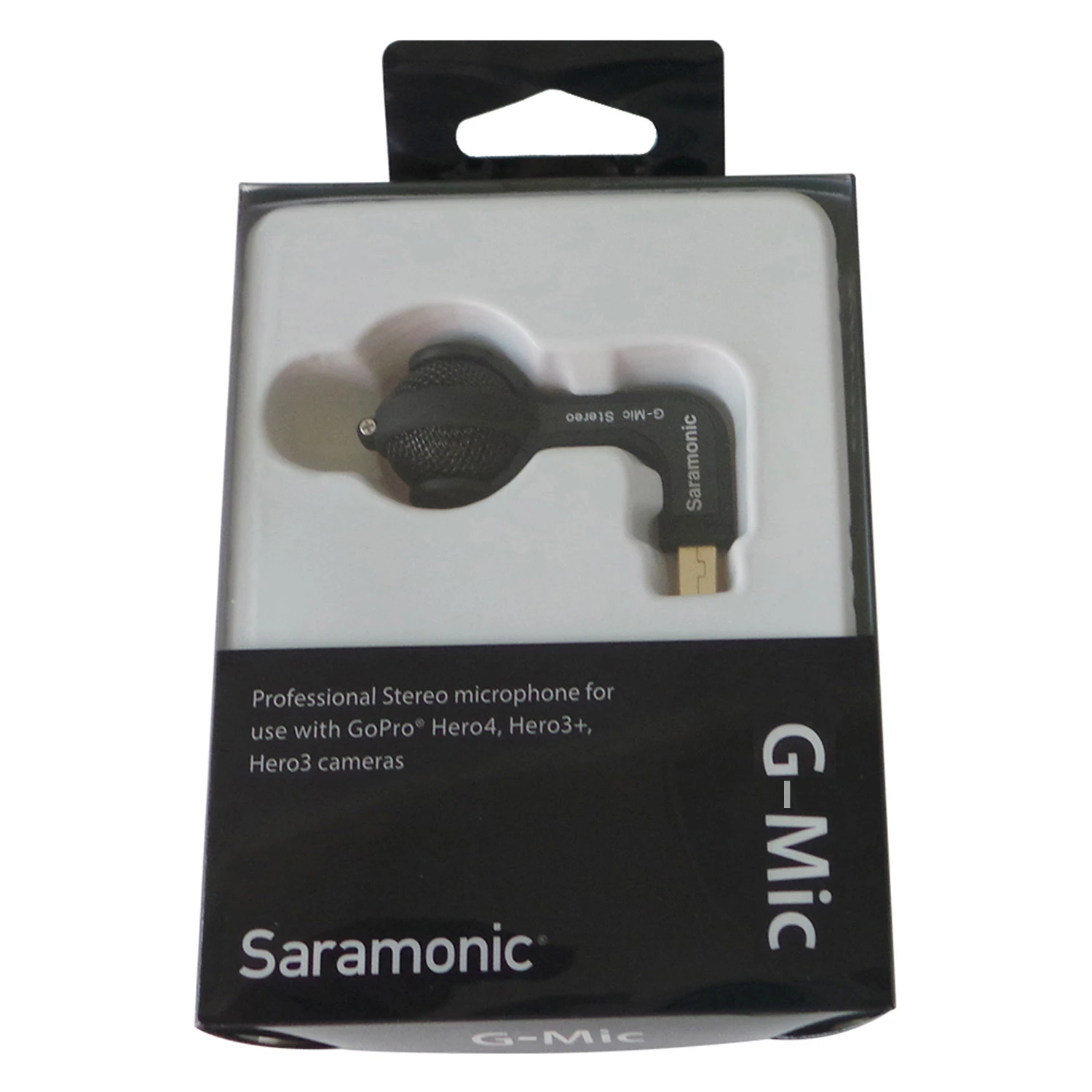 Imagem -06 - Saramonic G-mic Estéreo Bola Gopro Microfone com Espuma e Pára-brisas Peludos para Gopro Hero3 Hero3 Mais e Hero4