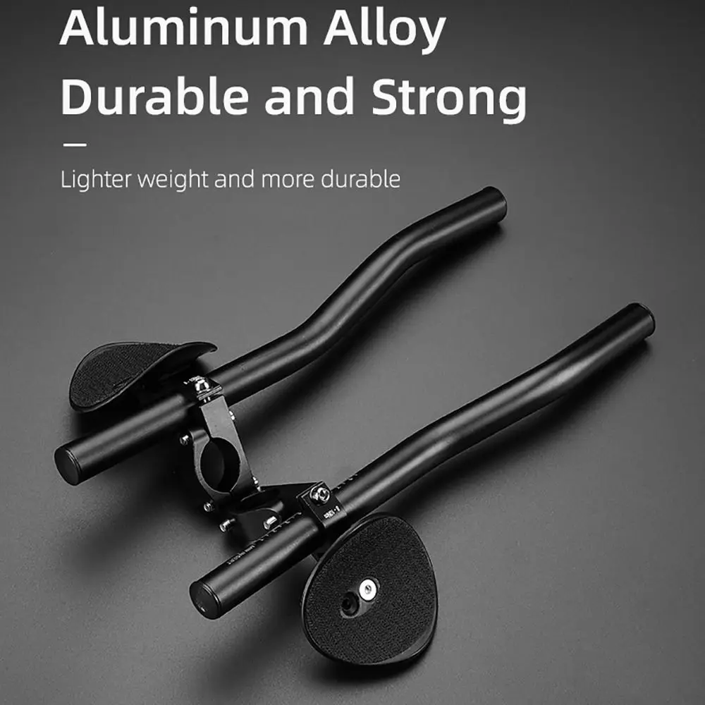 

DIY Aluminum Alloy Bike Handlebar Lightweight Durable TT Handlebar Ergonomic Bicycle Aero handleBar
