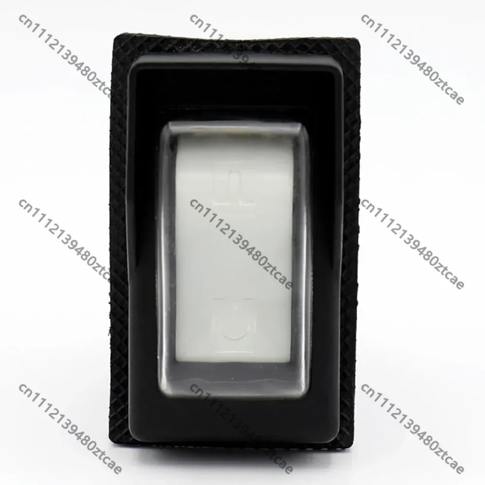 4Pins Waterproof Electromagnetic Self-reset Push Button Switch 120V Industrial Control Replacement Switch Machine Tool Equipment