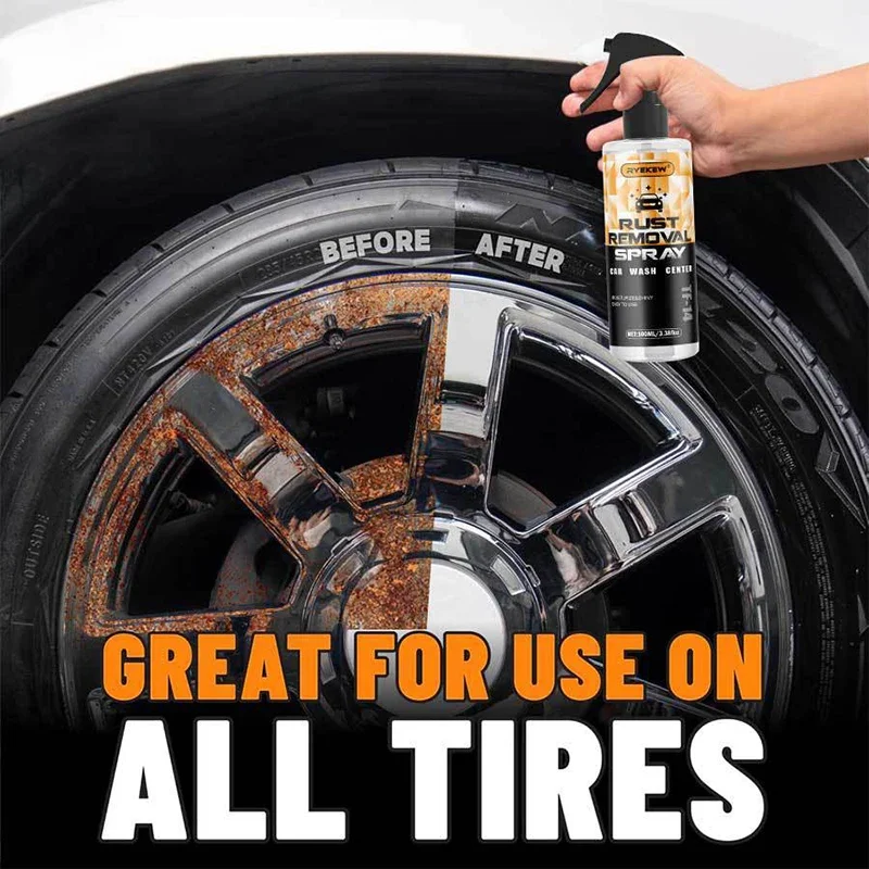 

YC12 Автомобильная краска Ступица колеса Железный порошок Удаление ржавчины Удаление ржавчины автомобиля без повреждения краски Удаление желтых пятен Чистка автомобиля