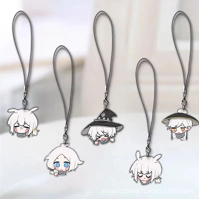 Sky：Children of The Light Peripheral Products White Bird Wizard Ruo Li Mobile Chain Girl Heart Super Cute Keychain Present