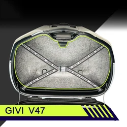 Motocicleta Tail Case Liner, mala mala traseira, Inner Container Forro Pad, protetor de proteção, Fits Givi V47