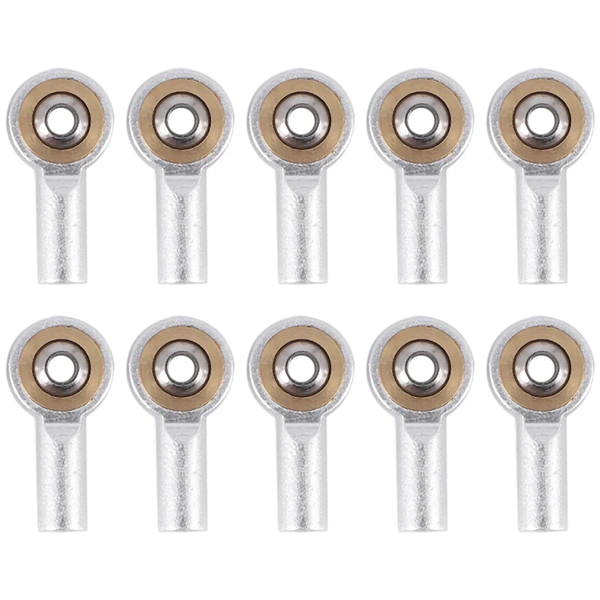 10Pcs Metal M2 Tie Rod End Ball Joint Link Ball Head for HSP Tamiya Mini 4WD RC Car Truck Crawler Boat Airplane,3