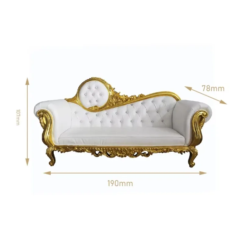 Two-seater inflatable sofa set with polyurethane leather upholstery for wedding restaurant hotel furniture