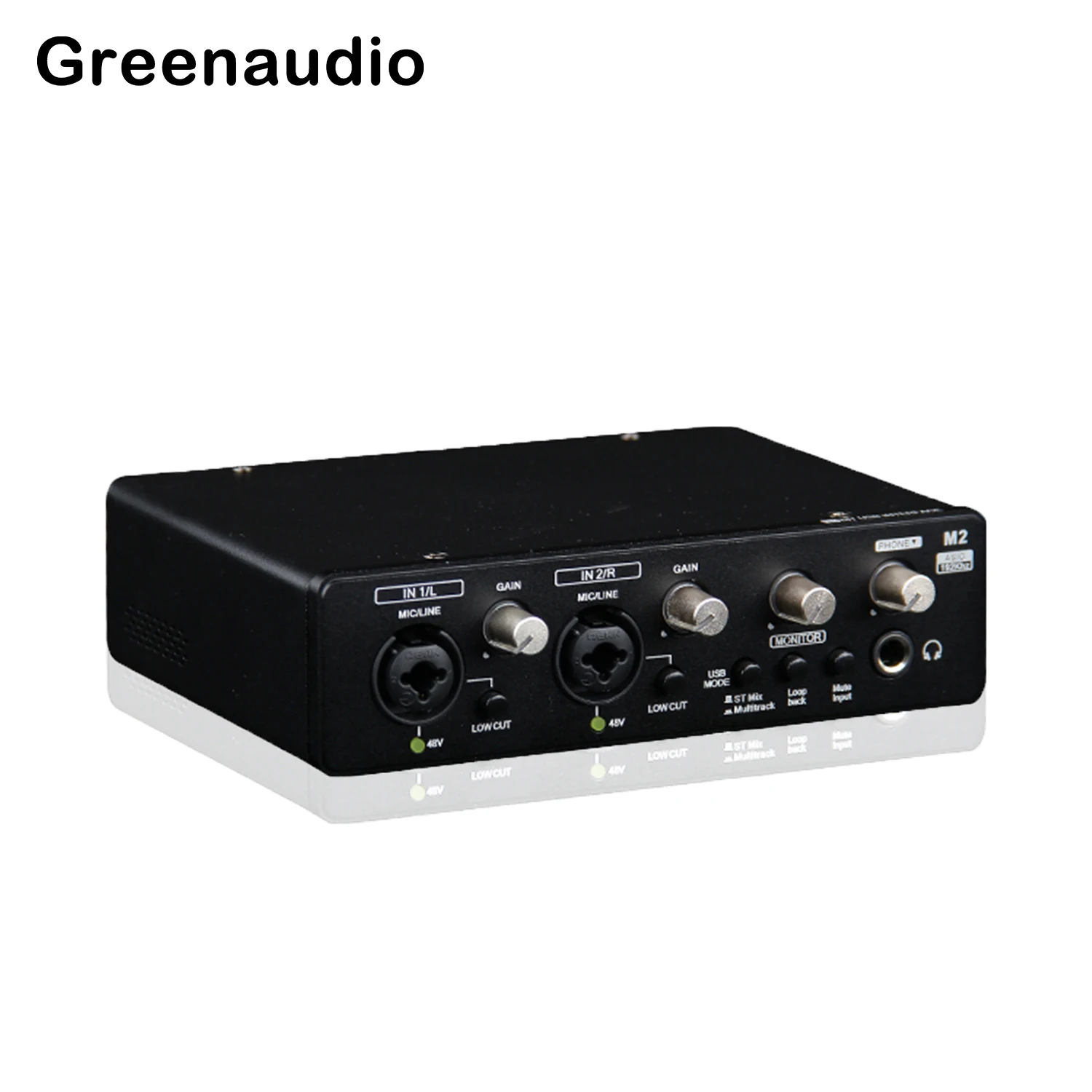 GAX-M2 Professional Recording Studio Audio Interface Instrument Sorting Instrument Recording USB External Sound Card