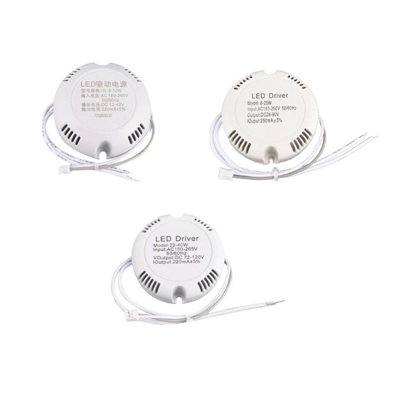 LED Driver AC180-260V Frequency 50-60Hz Powers Supply Lighting Transformer for LED Ceiling Light Lamp Drop Shipping