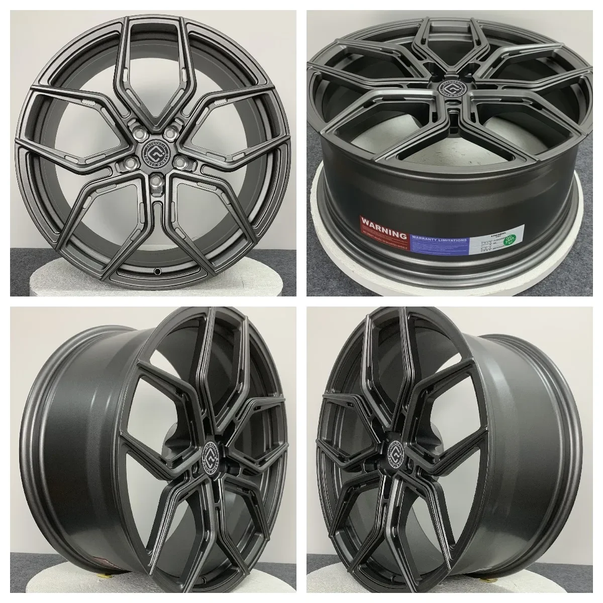 Four Wheels New Forged Rims 5x120 Wheels Polished Finish for Li7 Li9 5x108 5x120 Wheels