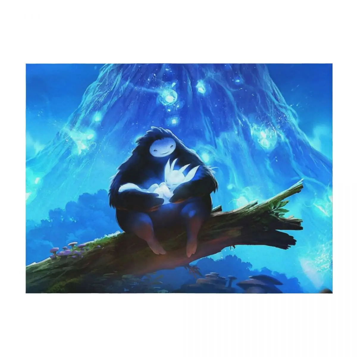 

Ori and the Blind Forest Throw Blanket for sofa Custom sofa bed Luxury Designer Blankets