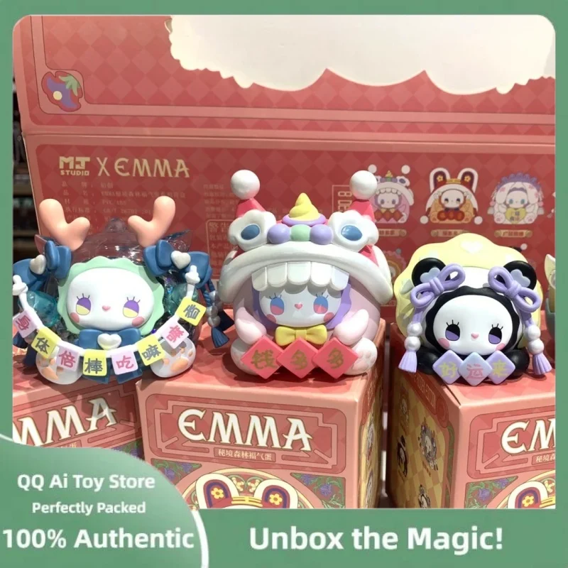 

Горячая Эмма Lucky Egg Series слепая коробка Caixa Фигурка Прекрасные аниме Фигурки Периферийные устройства Уникальная модель украшения рабочего стола