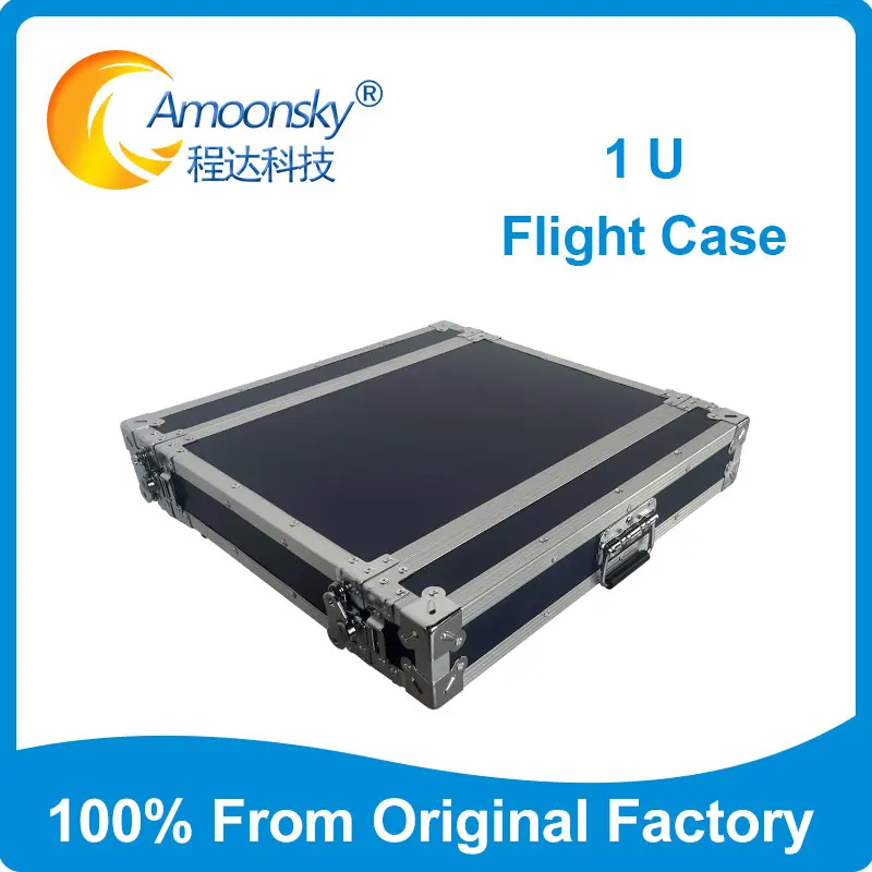 AMS-FC1U Flight Case Durable Aviation Case for Safeguarding LED Display Screen and LED Video Processor Controller