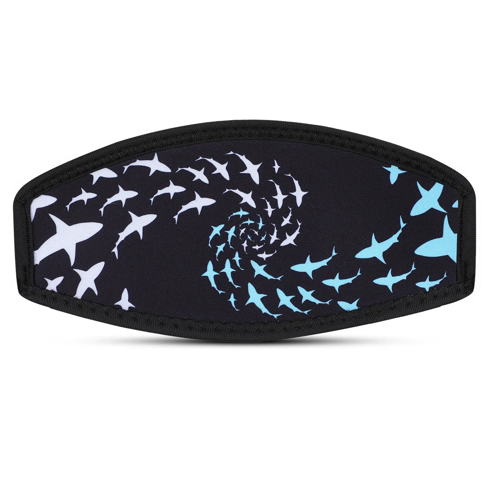 

Двухслойный силиконовый регулируемый ремешок на затылок для маски для снорклинга, плавания и дайвинга с защитой от запотевания и запутывания, аксессуар