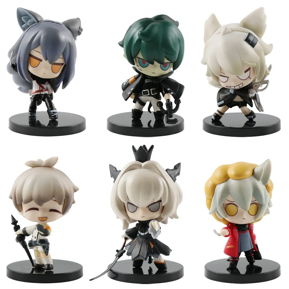 6種類のアニメゲーム「アークナイツ」のアクションフィギュア、アミヤ・テレサのPVC製フィギュア、コレクターズギフト