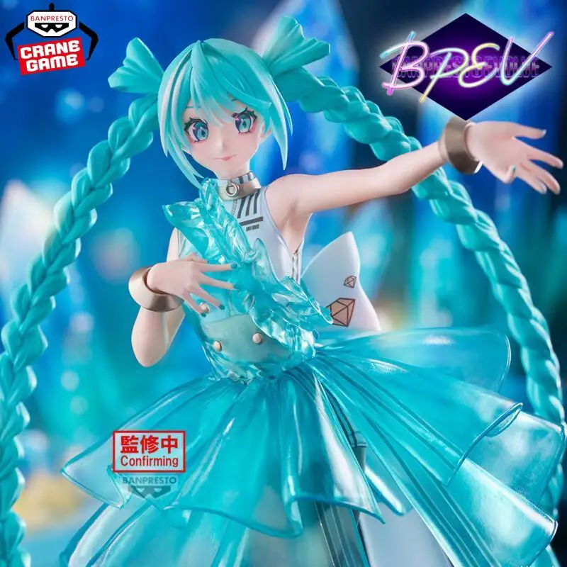 100 % Original Bandai Namco Banpresto Hatsune Miku Banpresto Evolve Clearluxe Emeraldgem Pvc Anime Figur Modell Sammler Spielzeug Geschenk