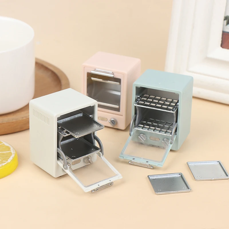 Maison de poupée Miniature, cafetière de cuisine, four électrique, four à micro-ondes, Machine à Barbecue, modèle électrique de cuisine, jouets de simulation, 1 pièce