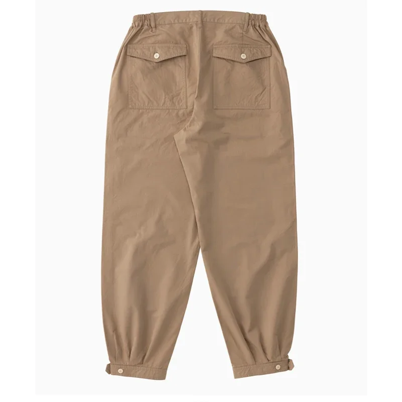 Fashion Own Brand Men's Japanese Style High Street Wide Leg Loose Pants with Tapered Casual Trousers