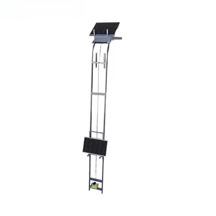 Safety and Quickly Assemble Inst Solar Panel  Lift Control Mobile Telescopic Folding Electric Photovoltaic Cable Ladder