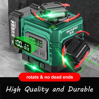 4D Laser Level With Remote Control 16 Lines Horizontal And Vertical Laser Level With 360 Rotating Window