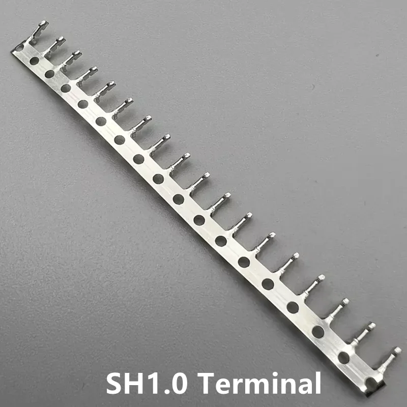 100Pcs SH1.0 Pin Terminals 1.0Mm Toonhoogte Connector Koper