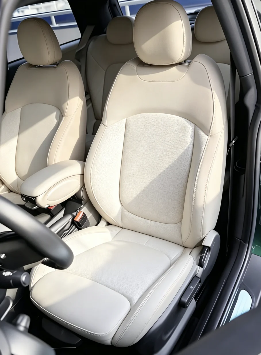 Für Mini Countryman F60 Maßgefertigte Autositzbezüge Luxuriöses Nappaleder 100% Passgenau Innenraumzubehör 360 ° Vollständige Abdeckung – Detail 1