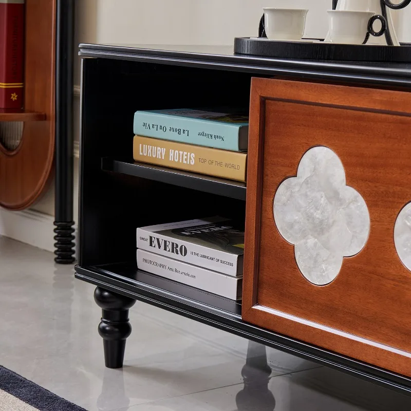 American Balcony Living Room Cabinet Retro Coffee Completely Design Living Room Cabinet Sleek Home Furniture Cassettiera XYGZ