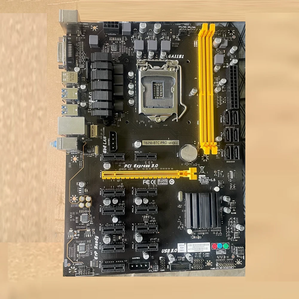Motherboard LGA1151 DDR4 TB250-BTC PRO