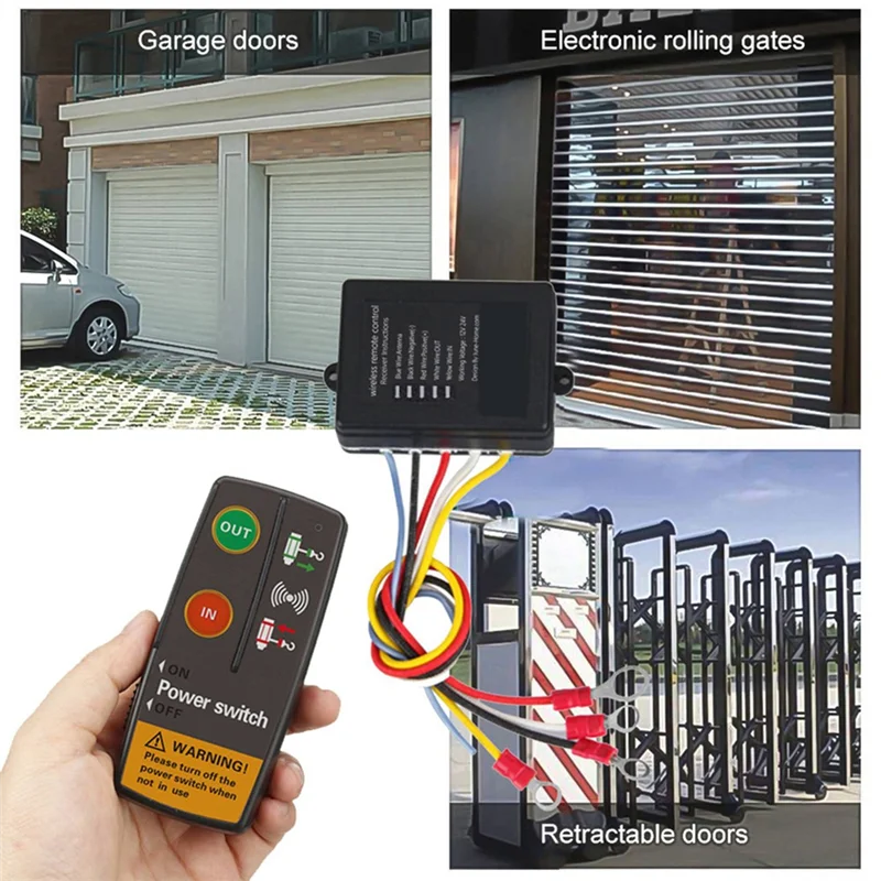 

Versatile Universal 12/24V Winch Remote Control Kit Wireless Electric Switch For Jeep ATV SUV Truck Winch Compatibility