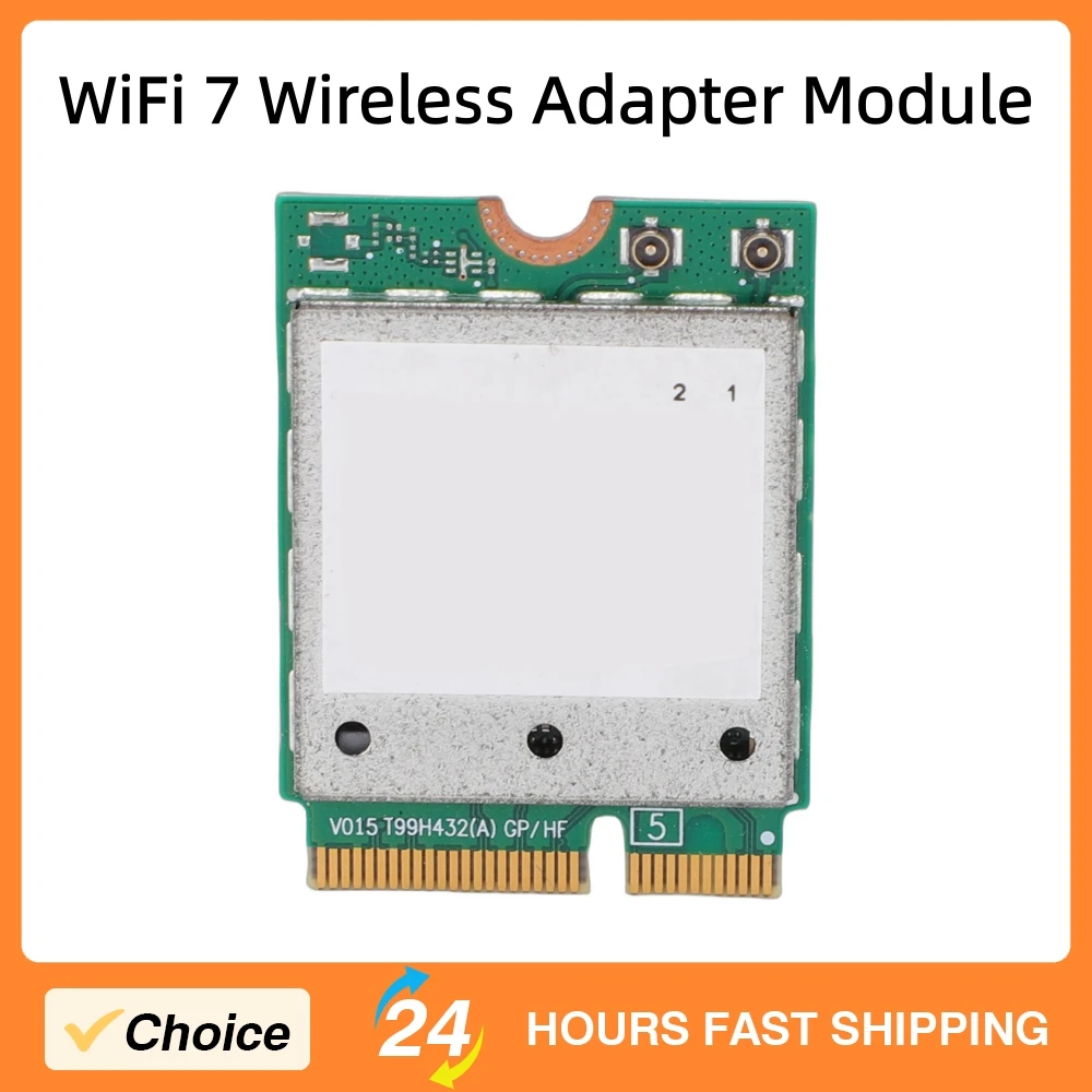QCNCM865 WiFi 7 2.4G 5G 6GHz Triple Band Wireless Adapter Module Support for Windows 11 5.8Gbps Laptop Network Adapter Module