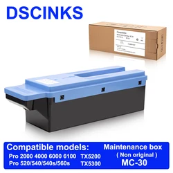 Caja de mantenimiento de MC-30 para impresora Canon MC30, caja de mantenimiento para Canon Pro 560s 540 540S 520 2000 4000s 4000s TX5200 TX5300