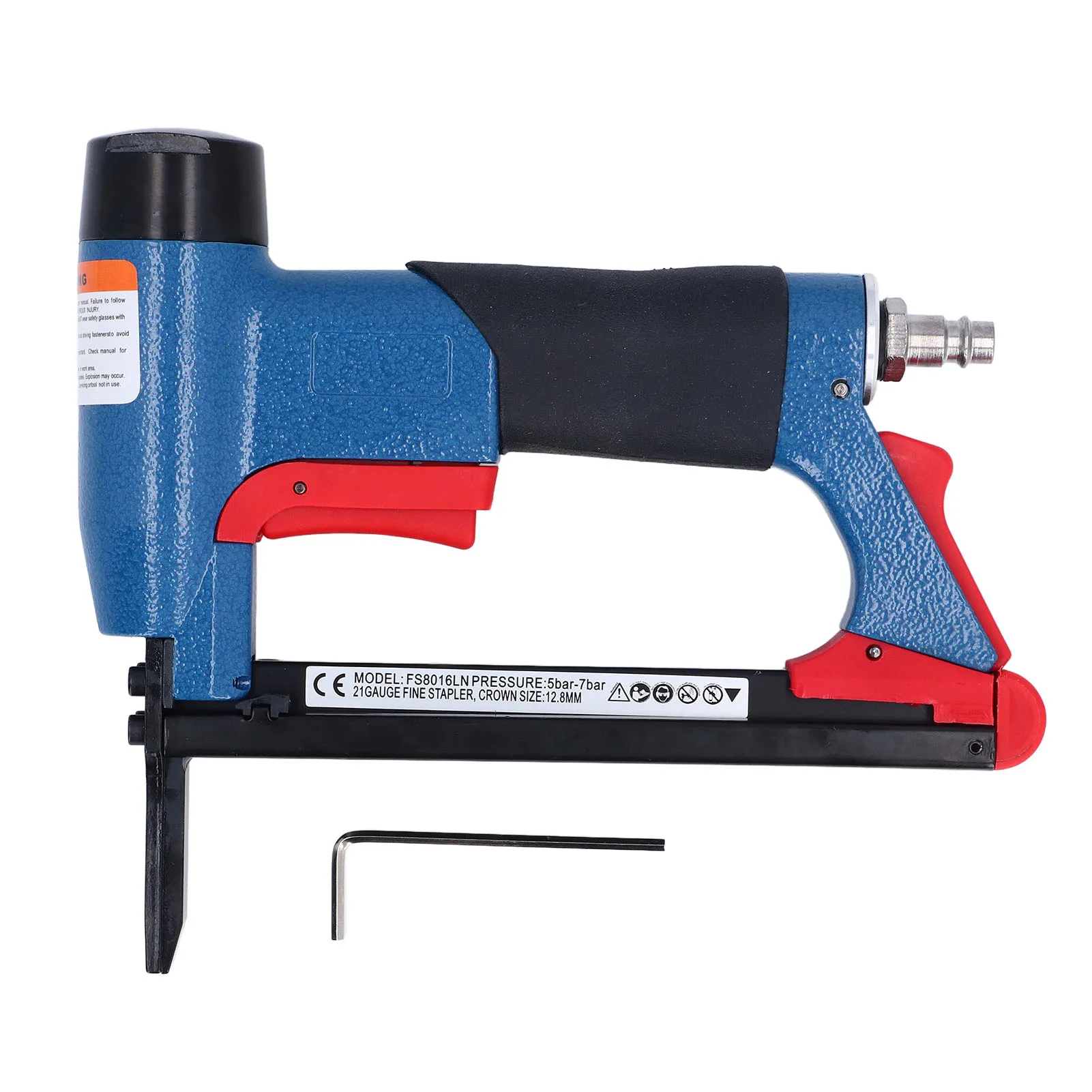 Pneumatic Staple Gun 21 Gauge 1/4 To 5/8in 140 Staple Loading Capacity Air Powered Stapler for Woodworking Pneumatic Staple Gun