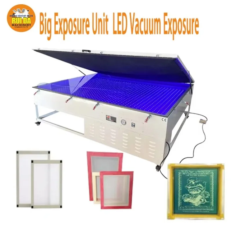 Custom Size 120*150cm Led Light Exposure Unit With Vacuum For Screen Printer Exposure Machine UV LED Screen Printing