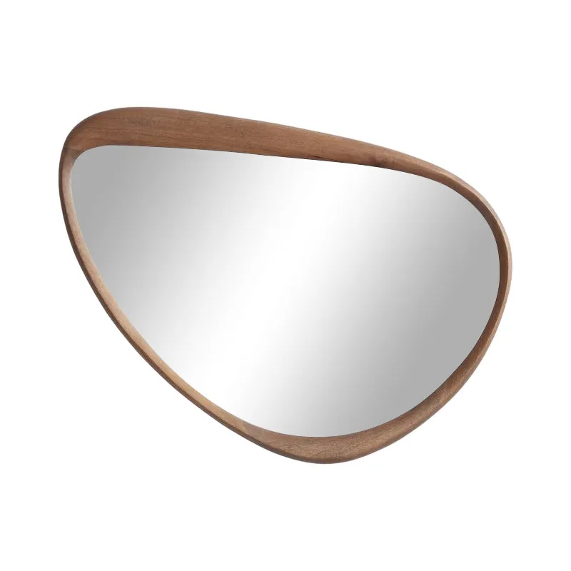 American special-shaped bathroom mirror medieval wall-mounted decorative wall-mounted mirror retro irregular smart bathroom