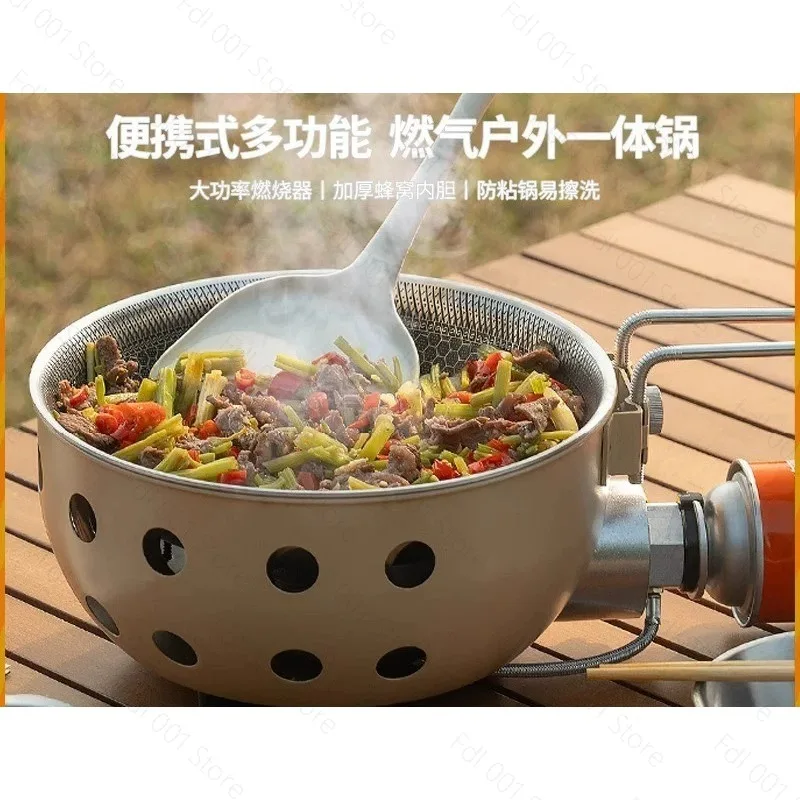 new cassette stove portable stove camping cookware camping integrated pot